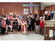Le foto con i parrocchiani e il coro, la statua di Sant'Anna che lunedì sera sarà portata in processione meteo permettendo