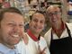 Don David con i commercianti dell'Ok Sigma