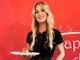 Sara Moalli con la sua &quot;creazione&quot;
