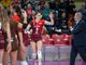 Coach Enrico Barbolini si prende il &quot;cinque&quot; da Benedetta Sartori e, idealmente, da tutta la squadra
