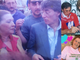 Silvana con Umberto Bossi e poi da sola, con il suo sorriso pieno di entusiasmo - foto per cortesia della famiglia