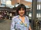 Margherita Silvestrini al mercato di Gallarate