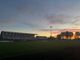 Il tramonto sullo Speroni dopo la partita
