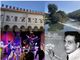 Nelle foto il municipio di Busto, Calipolis (dalle pagine Facebook) lo spettacolo al Sociale e la mostra sul maestro Manzi