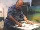 Giovanni Beluffi in studio