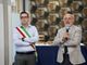 Il sindaco di Gallarate, Andrea Cassani, con Ugo Riba, presidente e fondatore del Gruppo Cidimu