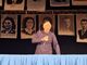 Don Ciotti sul palco del Teatro Manzoni