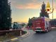 I vigili del fuoco sul posto