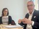 Il presidente Renato Borroni e  il consigliere Cristina Cagelli