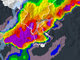 Mancano ancora parecchie ore e la situazione è in evoluzione, ma questa è al momento la situazione prevista dal radar di MeteoSvizzera per questa sera con il passaggio di un forte fronte temporalesco (sotto il viola c'è grandine) Mancano ancora parecchie ore e la situazione è in evoluzione, ma questa è al momento la situazione prevista dal radar di MeteoSvizzera per questa sera con il passaggio di un forte fronte temporalesco (sotto il viola c'è grandine)