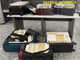 Alcune delle sigarette di contrabbando rinvenute a Malpensa