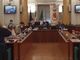 Una seduta del consiglio provinciale a Villa Recalcati