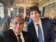Il Presidente dell’Ordine Nazionale dei Medici, Filippo Anelli, con Massimo Stella, figlio di Roberto Stella