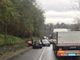 L'incidente alla Folla di Malnate in una foto tratta dalla pagina Facebook di Autolinee Varesine