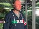 Carlo Cremona durante il collegamento in diretta da Venegono Inferiore