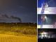 Le immagini dell'incendio di stanotte a Cesate (foto da IlSaronno.it)