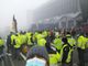 La manifestazione di protesta dei lavoratori in una foto tratta dalla pagina Facebook del Cub Trasporti Lombardia