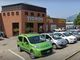 Il parcheggio del supermercato Tigros di Cunardo dov'è avvenuto lo scippo (foto da Luinonotizie.it)