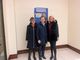 Emanuele Monti con le rappresentanti di Agesc