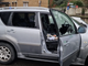 Una delle auto finite nel mirino (foto da ilSaronno.it)