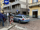 La Polstrada in piazza XX Settembre dopo l'incidente