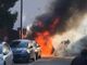I vigili del fuoco al lavoro a Venegono
