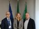 Salvatore Gioia, direttore generale Ats Insubria, Annalisa Donadini, direttore Medicina Preventiva nelle Comunità, e Giuseppe Catanoso, direttore sanitario