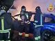 FOTO - Auto in fiamme a Fagnano Olona