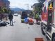 Lavena Ponte Tresa, scontro tra un'auto e una moto: 36enne elitrasportata in ospedale