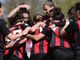 L'abbraccio delle rossonere di Maurizio Ganz (foto figc.it)