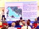 L'assessore regionale a Clima e Ambiente Giorgio Maione a Gavirate nel giorno in cui sono stati presentati gli ultimi dati sul lago di Varese. Accanto a lui il vice presidente del consiglio regionale Giacomo Cosentino, il presidente della Provincia Marco Magrini e il sindaco di Gavirate Massimo Parola
