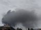 La colonna di fumo (foto dalla pagina Facebook &quot;Sei di Caravate se&quot;)