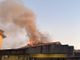 L'incendio in via Sciesa a Vedano (foto tratta da sei di Vedano Olona se)