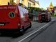 Stabile in ristrutturazione prende fuoco a Tradate