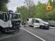 Scontro tra un camion e un furgone sulla statale 394: un ferito a Germignaga