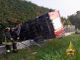 Drammatico incidente nel Canavese: muore un vigile del fuoco dopo che l'autopompa era finita fuori strada