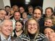 La foto postata da Giuseppe Licata, alle spalle di Maria Chiara Gadda, insieme a candidati e sostenitori del Terzo Polo per festeggiare la sua prima elezione in consiglio regionale