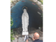 La statua della Madonna dell’Ospedale di Gallarate è stata restaurata dopo gli atti vandalici dell'aprile scorso