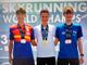 Peter Bettoli, bronzo ai Mondiali di Skyrunning, è il terzo a destra