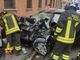 Cesate, auto contro un muro: grave il conducente