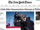 L'home page online del New York Times