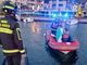 Le operazioni di soccorso dei due turisti che si erano persi sulle acque del Lago Maggiore a Maccagno
