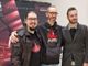 Emanuele Mattana (al centro) alla presentazione del film &quot;Inferno&quot; al cinema
