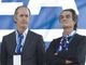 Da sinistra, i governatori Zaia e Fontana