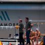 Il ds Cattino accanto al coach Crespi