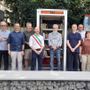 La bibliocabina in piazza Alfredo Di Dio