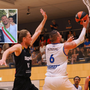 Benzoni in azione nella finale del Campionato del Mondo contro la Germania e, nel riquadro, nell'estate 2022 con il sindaco Emanuele Antonelli
