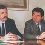 Renato Borroni e Roberto Toia in una foto dall'archivio dell'Informazione