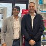 Il dottor Ivan Fiorito con Giacomo Cosentino