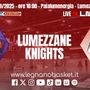 I Knights sfidano Lumezzane, rivincita dopo la finale persa al Torneo Morelli